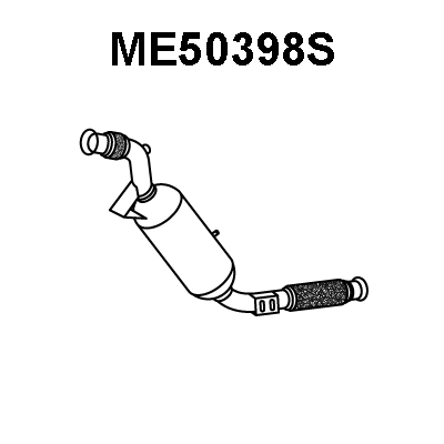 ME50398S VENEPORTE Сажевый / частичный фильтр, система выхлопа ОГ (фото 1)