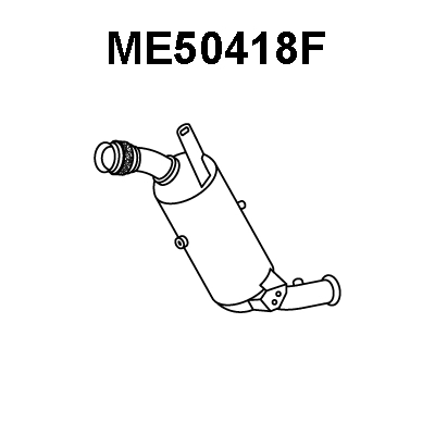 ME50418F VENEPORTE Сажевый / частичный фильтр, система выхлопа ОГ (фото 1)
