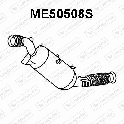 ME50508S VENEPORTE Сажевый / частичный фильтр, система выхлопа ОГ (фото 1)