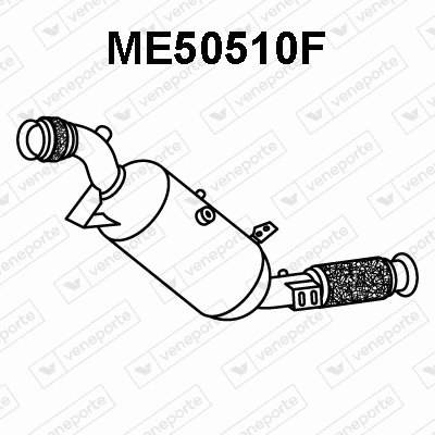 ME50510F VENEPORTE Сажевый / частичный фильтр, система выхлопа ОГ (фото 1)
