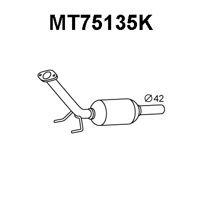 MT75135K VENEPORTE Катализатор (фото 1)