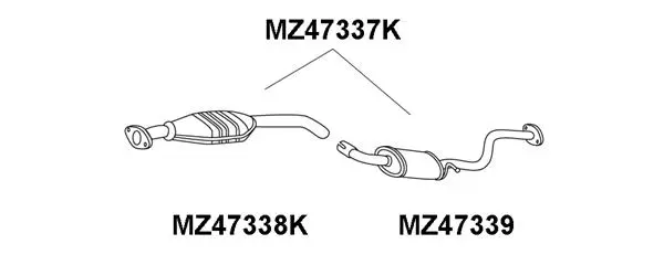 MZ47337K VENEPORTE Катализатор (фото 1)