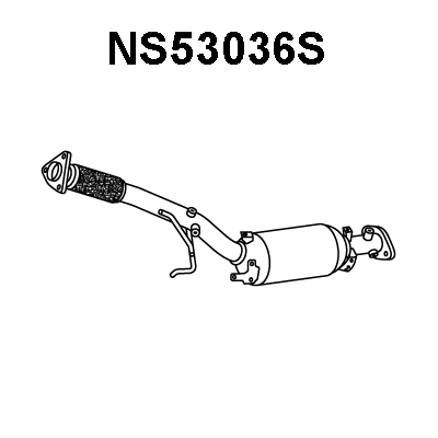 NS53036S VENEPORTE Сажевый / частичный фильтр, система выхлопа ОГ (фото 1)