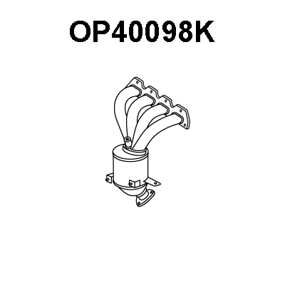 OP40098K VENEPORTE Катализатор коллектора (фото 1)