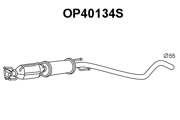 OP40134S VENEPORTE Сажевый / частичный фильтр, система выхлопа ОГ (фото 1)