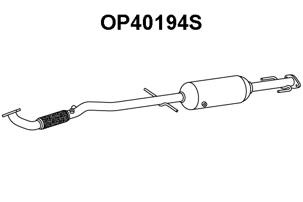 OP40194S VENEPORTE Сажевый / частичный фильтр, система выхлопа ОГ (фото 1)