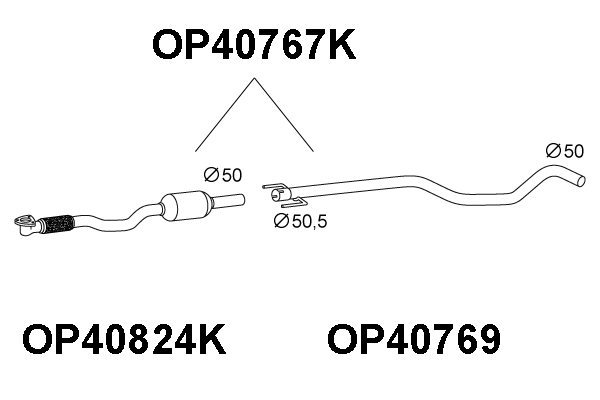 OP40767K VENEPORTE Катализатор (фото 1)