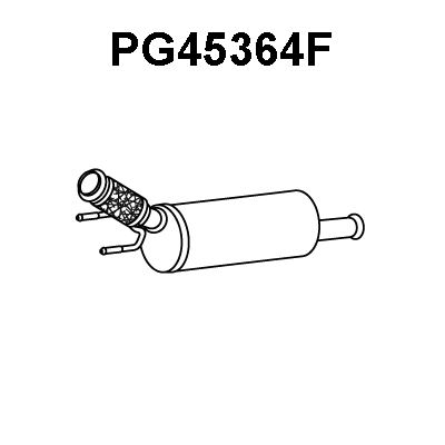 PG45364F VENEPORTE Сажевый / частичный фильтр, система выхлопа ОГ (фото 1)