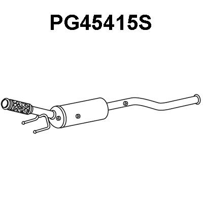 PG45415S VENEPORTE Сажевый / частичный фильтр, система выхлопа ОГ (фото 1)