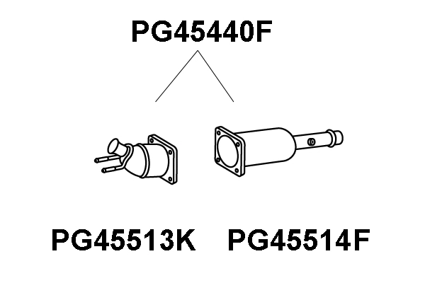 PG45440F VENEPORTE Сажевый / частичный фильтр, система выхлопа ОГ (фото 1)