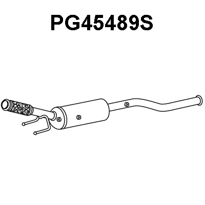 PG45489S VENEPORTE Сажевый / частичный фильтр, система выхлопа ОГ (фото 1)