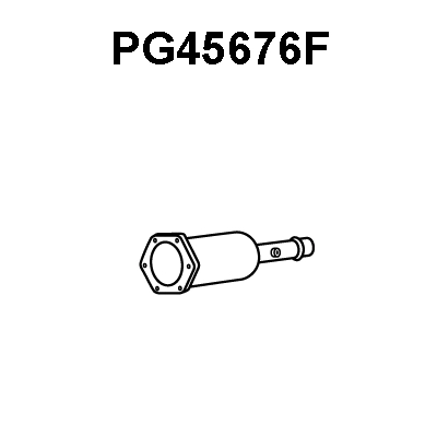 PG45676F VENEPORTE Сажевый / частичный фильтр, система выхлопа ОГ (фото 1)