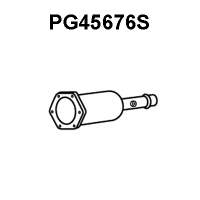PG45676S VENEPORTE Сажевый / частичный фильтр, система выхлопа ОГ (фото 1)