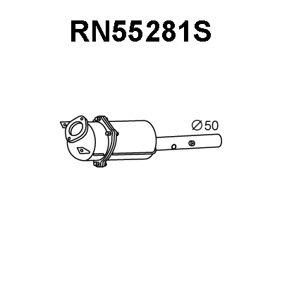 RN55281S VENEPORTE Сажевый / частичный фильтр, система выхлопа ОГ (фото 1)