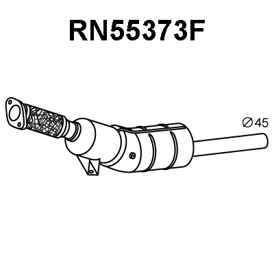RN55373F VENEPORTE Сажевый / частичный фильтр, система выхлопа ОГ (фото 1)