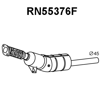RN55376F VENEPORTE Сажевый / частичный фильтр, система выхлопа ОГ (фото 1)