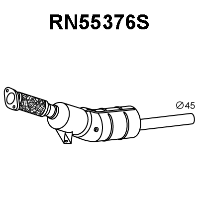 RN55376S VENEPORTE Сажевый / частичный фильтр, система выхлопа ОГ (фото 1)