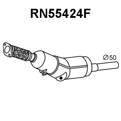 RN55424F VENEPORTE Сажевый / частичный фильтр, система выхлопа ОГ (фото 1)