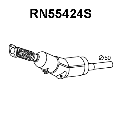 RN55424S VENEPORTE Сажевый / частичный фильтр, система выхлопа ОГ (фото 1)
