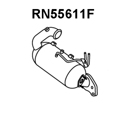 RN55611F VENEPORTE Сажевый / частичный фильтр, система выхлопа ОГ (фото 1)