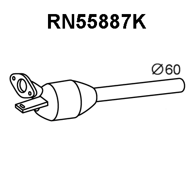 RN55887K VENEPORTE Катализатор (фото 1)