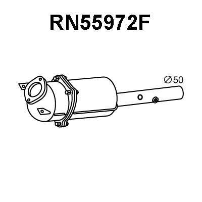 RN55972F VENEPORTE Сажевый / частичный фильтр, система выхлопа ОГ (фото 1)