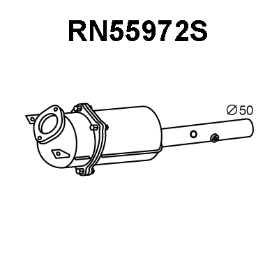 RN55972S VENEPORTE Сажевый / частичный фильтр, система выхлопа ОГ (фото 1)