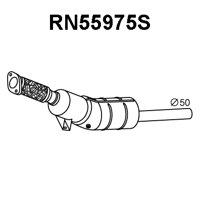 RN55975S VENEPORTE Сажевый / частичный фильтр, система выхлопа ОГ (фото 1)