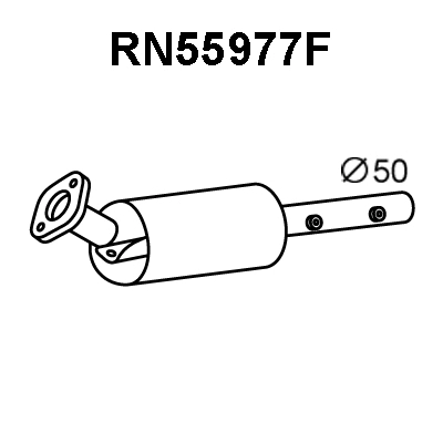 RN55977F VENEPORTE Сажевый / частичный фильтр, система выхлопа ОГ (фото 1)