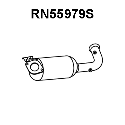 RN55979S VENEPORTE Сажевый / частичный фильтр, система выхлопа ОГ (фото 1)