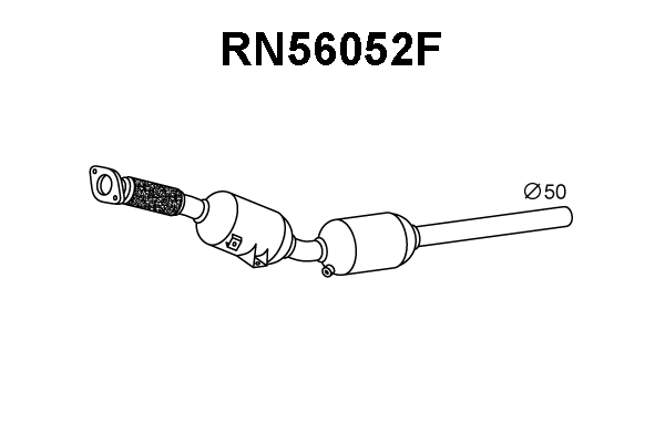 RN56052F VENEPORTE Сажевый / частичный фильтр, система выхлопа ОГ (фото 1)