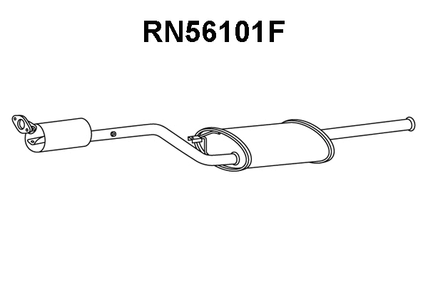 RN56101F VENEPORTE Сажевый / частичный фильтр, система выхлопа ОГ (фото 1)