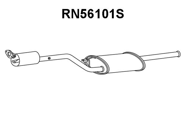 RN56101S VENEPORTE Сажевый / частичный фильтр, система выхлопа ОГ (фото 1)