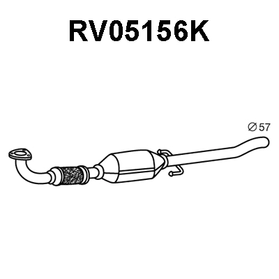 RV05156K VENEPORTE Катализатор (фото 1)