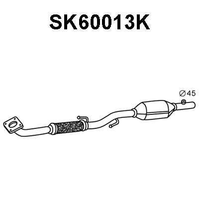 SK60013K VENEPORTE Катализатор (фото 1)