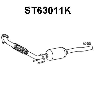 ST63011K VENEPORTE Катализатор (фото 1)