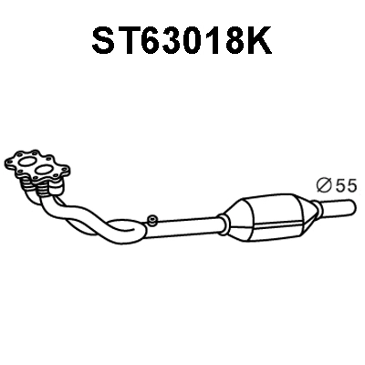 ST63018K VENEPORTE Катализатор (фото 1)