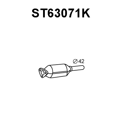 ST63071K VENEPORTE Катализатор (фото 1)