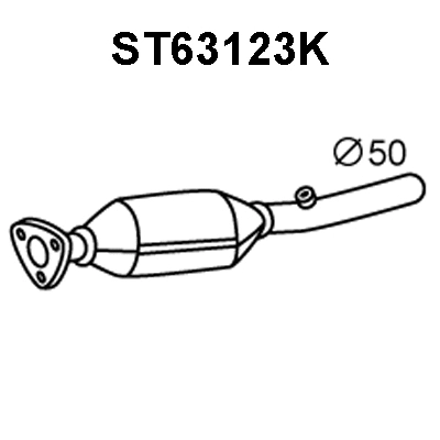 ST63123K VENEPORTE Катализатор (фото 1)