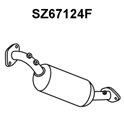 SZ67124F VENEPORTE Сажевый / частичный фильтр, система выхлопа ОГ (фото 1)