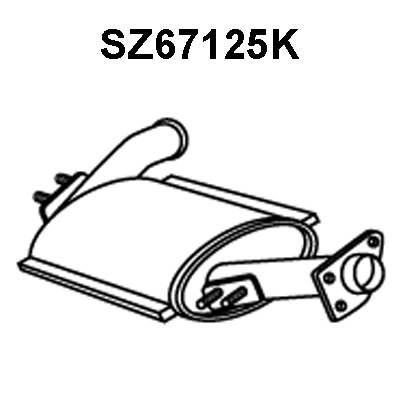 SZ67125K VENEPORTE Катализатор (фото 1)