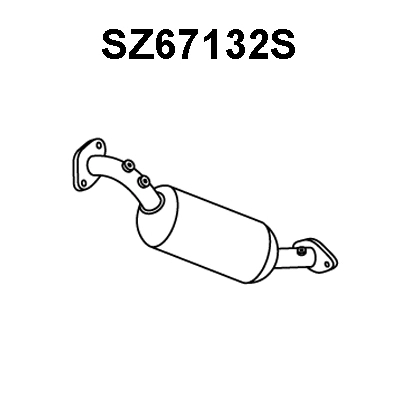 SZ67132S VENEPORTE Сажевый / частичный фильтр, система выхлопа ОГ (фото 1)