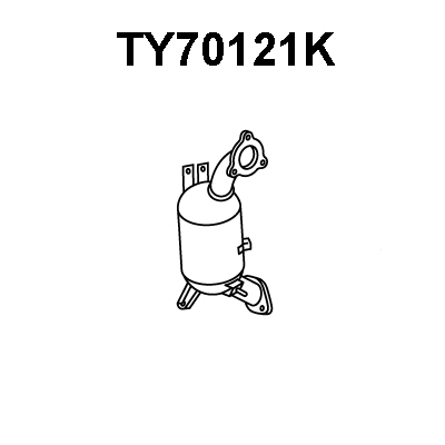 TY70121K VENEPORTE Катализатор (фото 1)