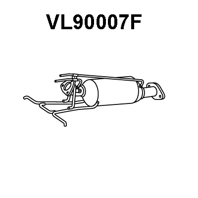 VL90007F VENEPORTE Сажевый / частичный фильтр, система выхлопа ОГ (фото 1)