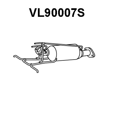 VL90007S VENEPORTE Сажевый / частичный фильтр, система выхлопа ОГ (фото 1)