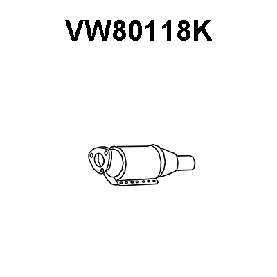 VW80118K VENEPORTE Катализатор (фото 1)
