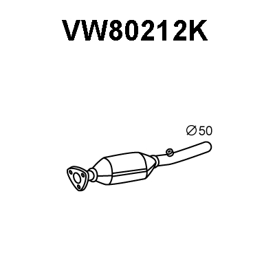 VW80212K VENEPORTE Катализатор (фото 1)