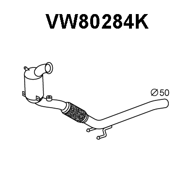 VW80284K VENEPORTE Катализатор (фото 1)