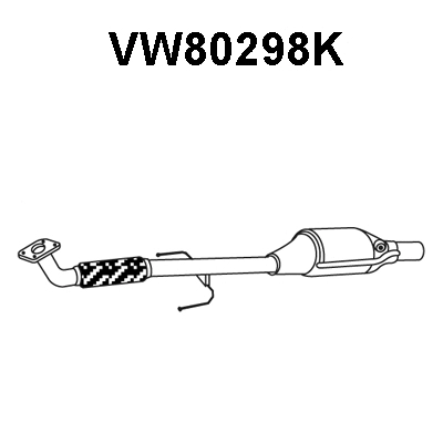 VW80298K VENEPORTE Катализатор (фото 1)
