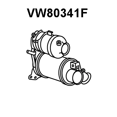 VW80341F VENEPORTE Сажевый / частичный фильтр, система выхлопа ОГ (фото 1)